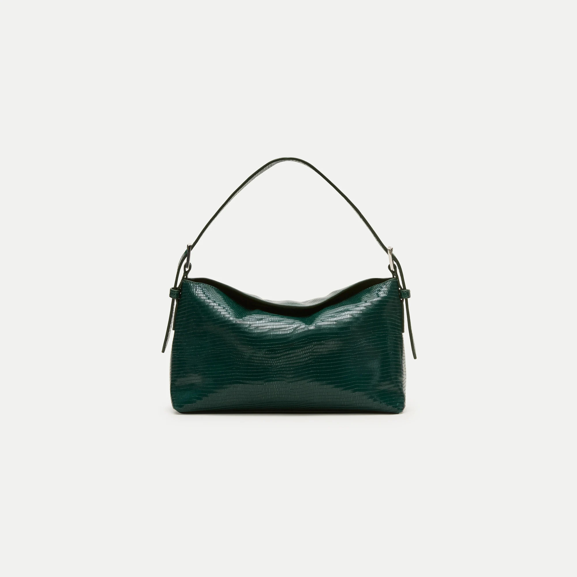 Berkeley small shoulder bag in lizard-embossed leather | J. Crew US