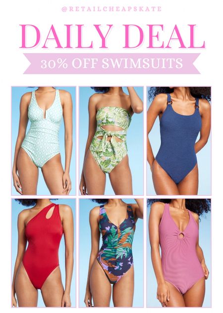 30% off target swimsuits!

#LTKsalealert #LTKstyletip #LTKswim