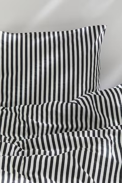 H & M - Cotton Twin Duvet Cover Set - Gray | H&M (US + CA)