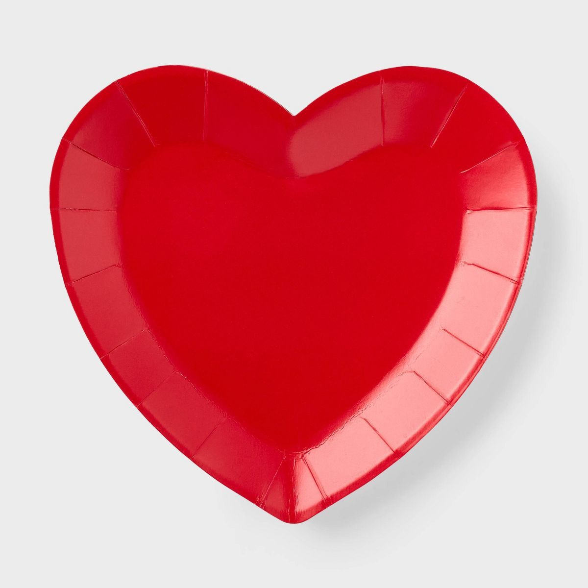 10ct Red Heart Shaped Dinner Plates - Spritz™ | Target