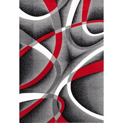 Luxe Weavers Modern Abstract Geometric Gray 8x10 Indoor Area Rug | Target