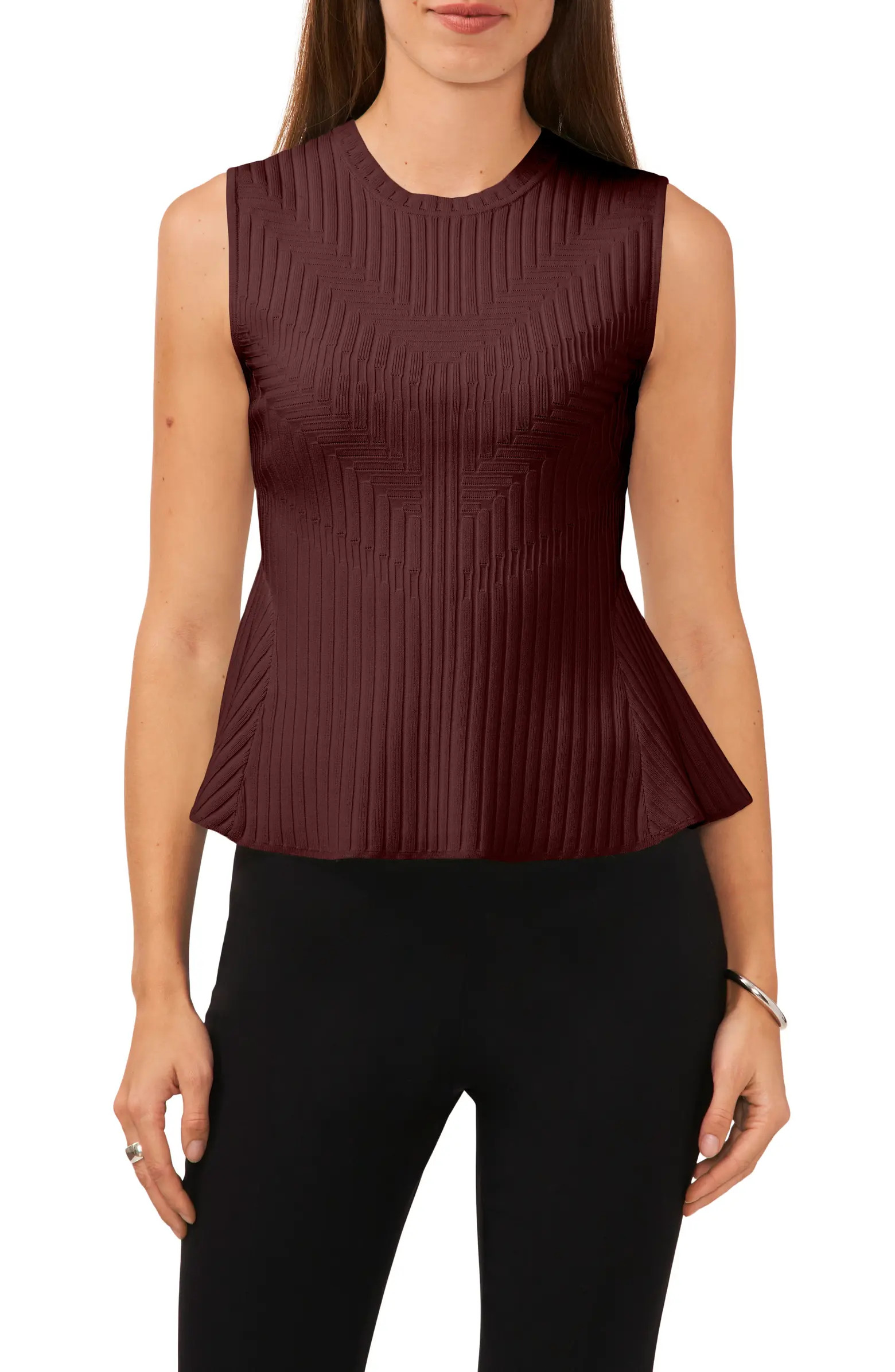 Sleeveless Peplum Sweater | Nordstrom