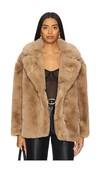 BLANKNYC Faux Fur Coat in Brown. - size L (also in M) | Revolve Clothing (Global)