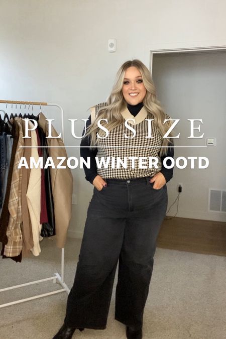 plus size amazon ootd, ft the viral skims dupe bodysuit 🫶🏻🖤

I’m wearing a size 3xl in the bodysuit and sweater.
Jeans are from the “curvy” line, in size 20 short! 

I’m  linking similar styles from the curvy line I’d also recommend :)

boots are available in wide width 

________________________

plus size, plus size outfit, plus size fashion, curvy style, curvy fashion, size 20, size 18, size 16, size 3x size 2x size 4x, casual, Ootd, outfit of the day, date night, date night outfit, lingerie, date night lingerie, fall outfit, fall style, casual date night, casual fall outfit, shacket, plaid, neutral, casual chic, every day Ootd, fashion Plus Size Winter Outfit 30 days of Plus Size Outfits day 24 wearing Forever 21, dress and winter style, Sheertex, combat boots, size 18, size 20, joggers and sweater casual style Casual date night outfit, dinner outfit, ootd. Lingerie, plus size lingerie, lace bodysuit, fall, fall outfit, fall style, holiday party, holiday outfit, New Year’s Eve. NYE, Christmas outfit, new years outfit 

#LTKplussize #LTKmidsize #LTKSeasonal