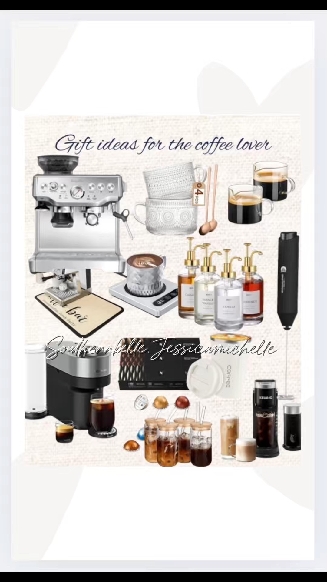 Gifts for the coffee lover

Espresso machine, coffee glass mugs, to go coffee cup, milk frother,  coffee syrup pumps, breville espresso machine, Nespresso machine, Keurig, espresso glasses, coffee warmer

#LTKHome #LTKfoodie #LTKGiftGuide