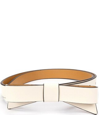 kate spade new york .75" Leather Bow Belt | Dillard's | Dillard's