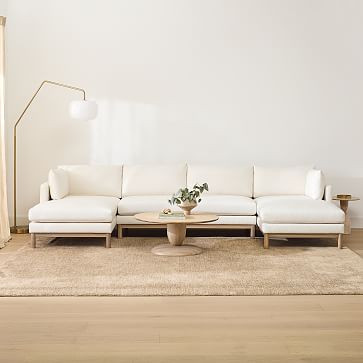 Hargrove 3-Piece U-Shaped Chaise Sectional (138") | West Elm (US)