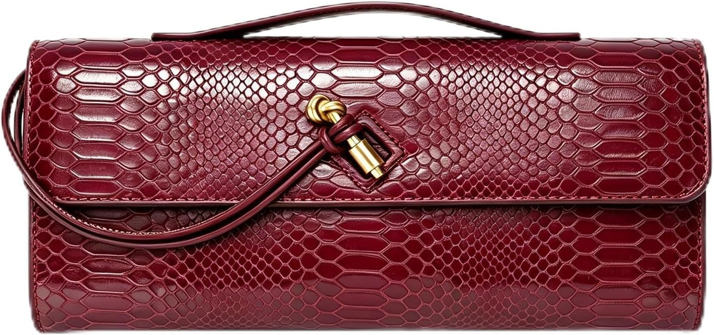 Women's Woven clutch purse, Snake print purses,Crossbody Shoulder bag | Amazon (US)
