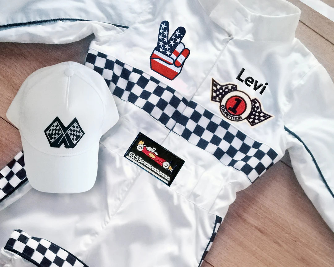 Custom Race Car Birthday-Halloween Costume Overalls-Race Suit-1st Birthday Gift-Photography Props... | Etsy (US)