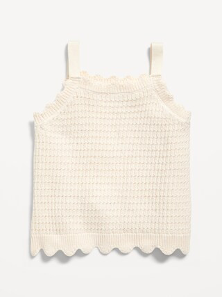 Fitted Cropped Sweater Tank Top for Girls | Old Navy (US)