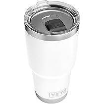Amazon.com: YETI Rambler 30 oz Stainless Steel Vacuum Insulated Tumbler w/MagSlider Lid, White : ... | Amazon (US)