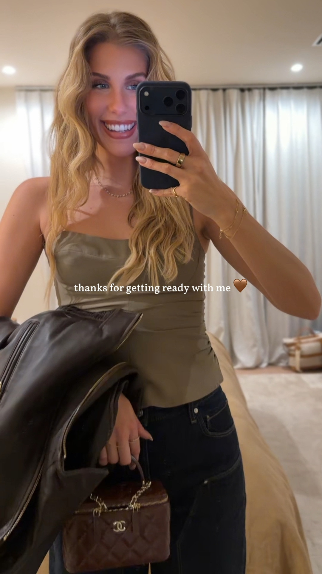 everything used and worn in tonight’s grwm 🤎 both jackets are on sale! 

#LTKdayinmylife #LTKFindsUnder100 #LTKBeauty