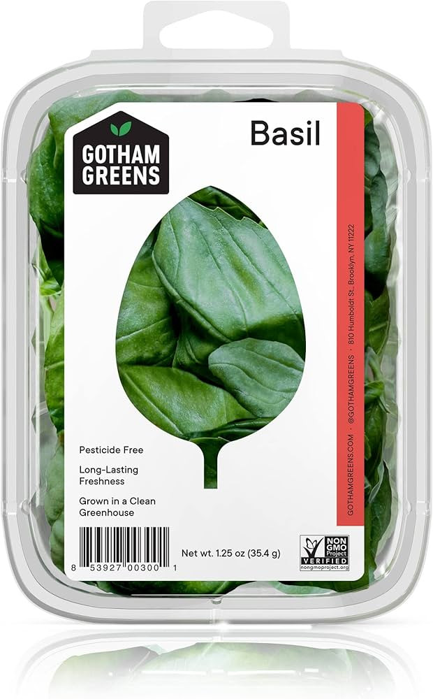 Gotham Greens, Herb Basil Conventional, 1.25 Ounce | Amazon (US)