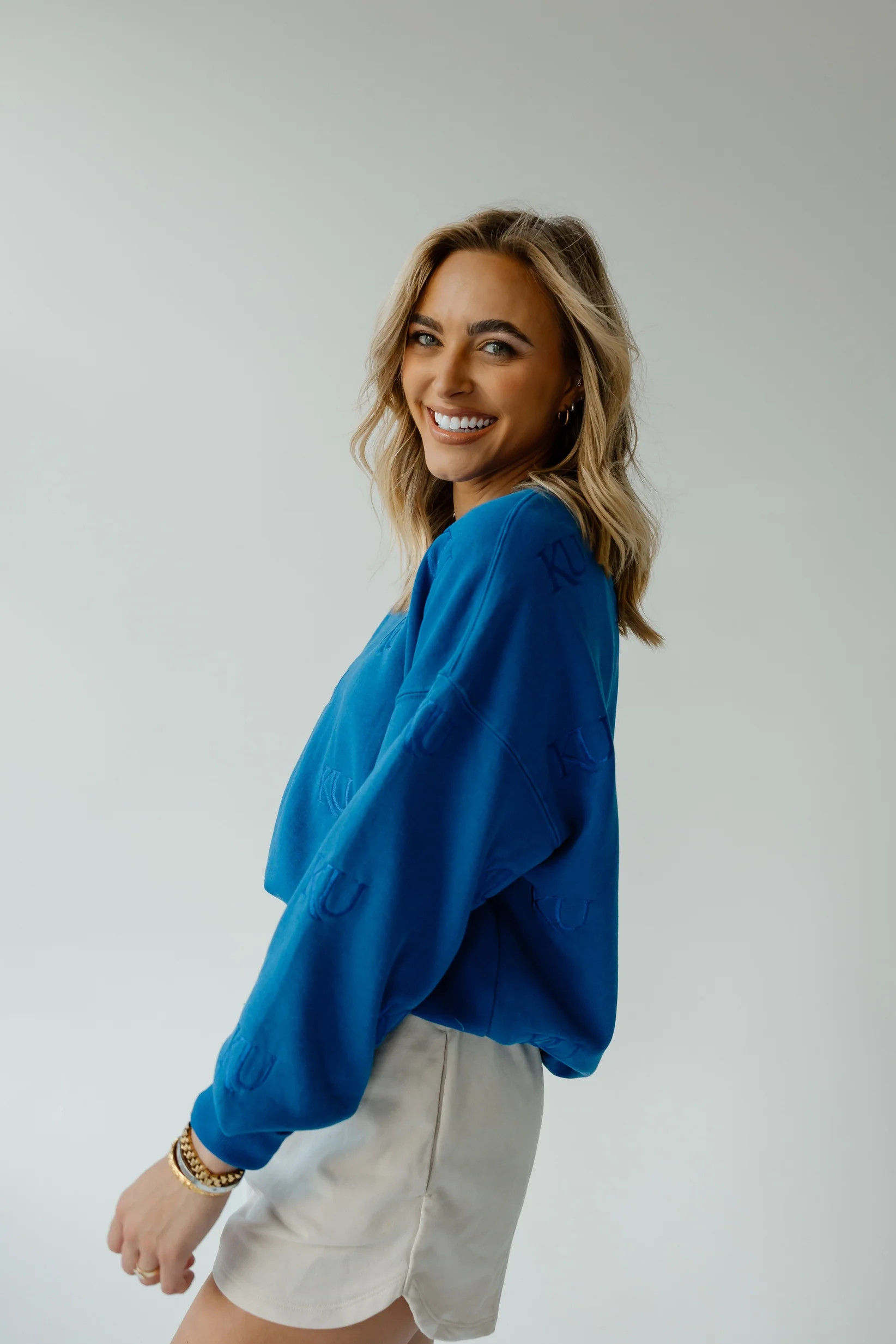 Kansas Ritter Repeat Lantern Sleeve Crew | Gameday Social