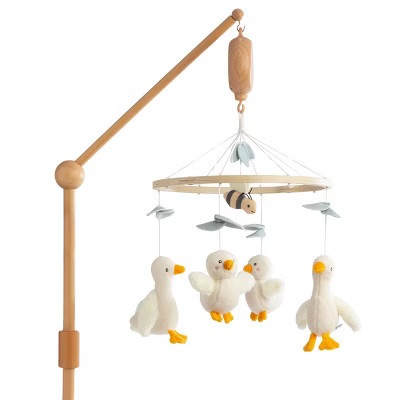 Living Textiles - Musical Mobile - Goosey Goosey, White | Target