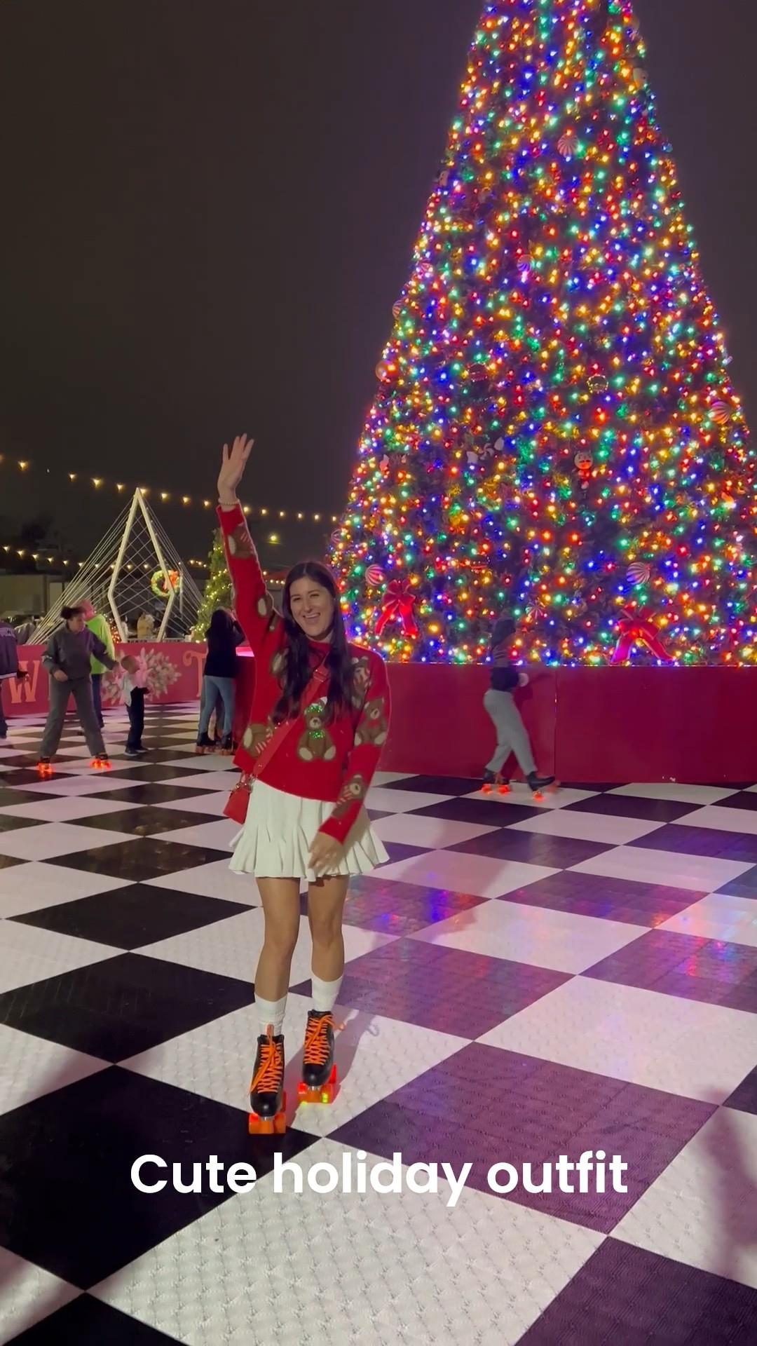 We went to a Christmas event and I wore this bear sweater and skirt. I got these socks recently and I love how long they are for that scrunched look. 

#LTKdayinmylife #LTKGiftGuide #LTKHoliday