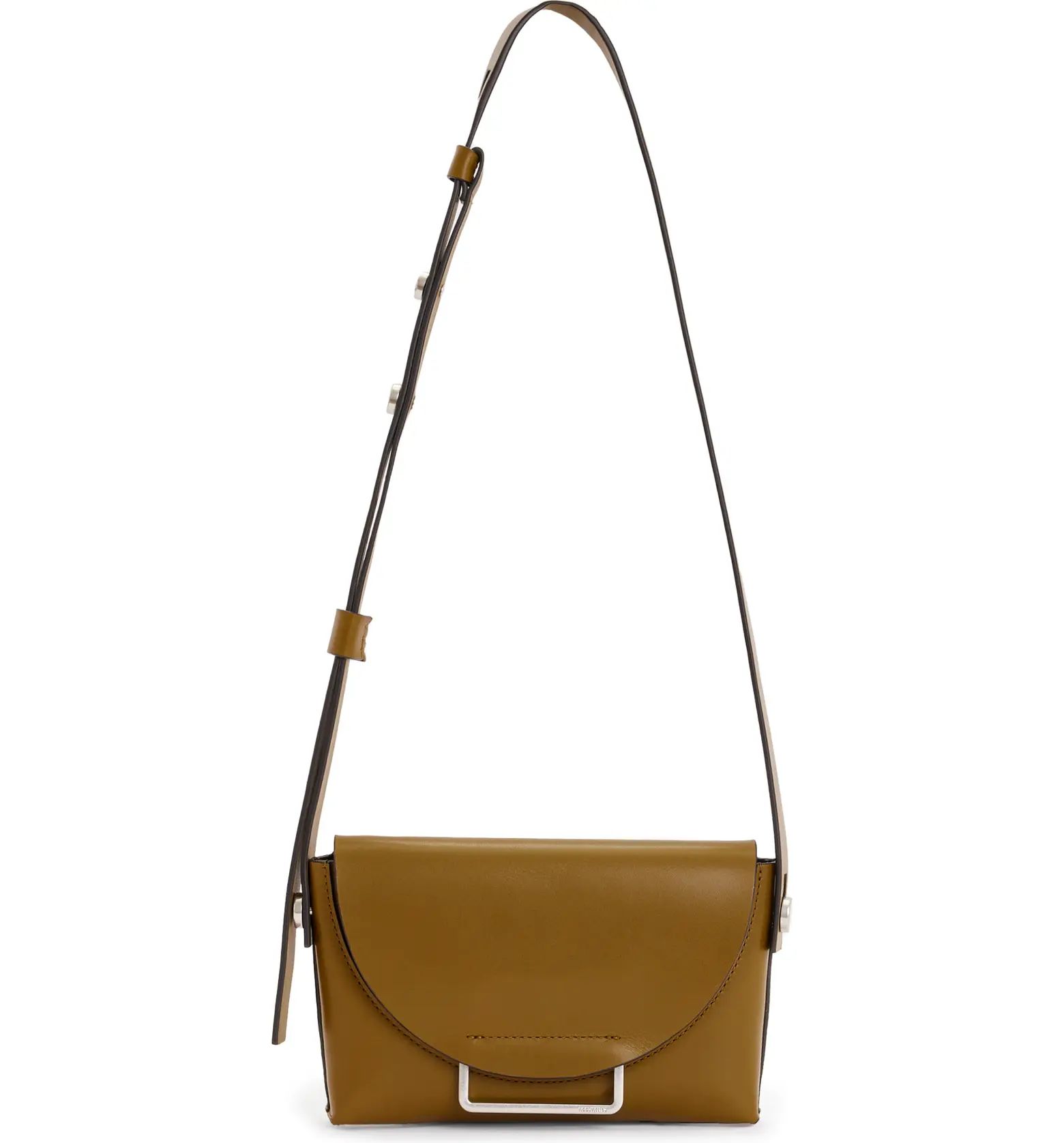 AllSaints Francine Leather Crossbody Bag | Nordstrom | Nordstrom