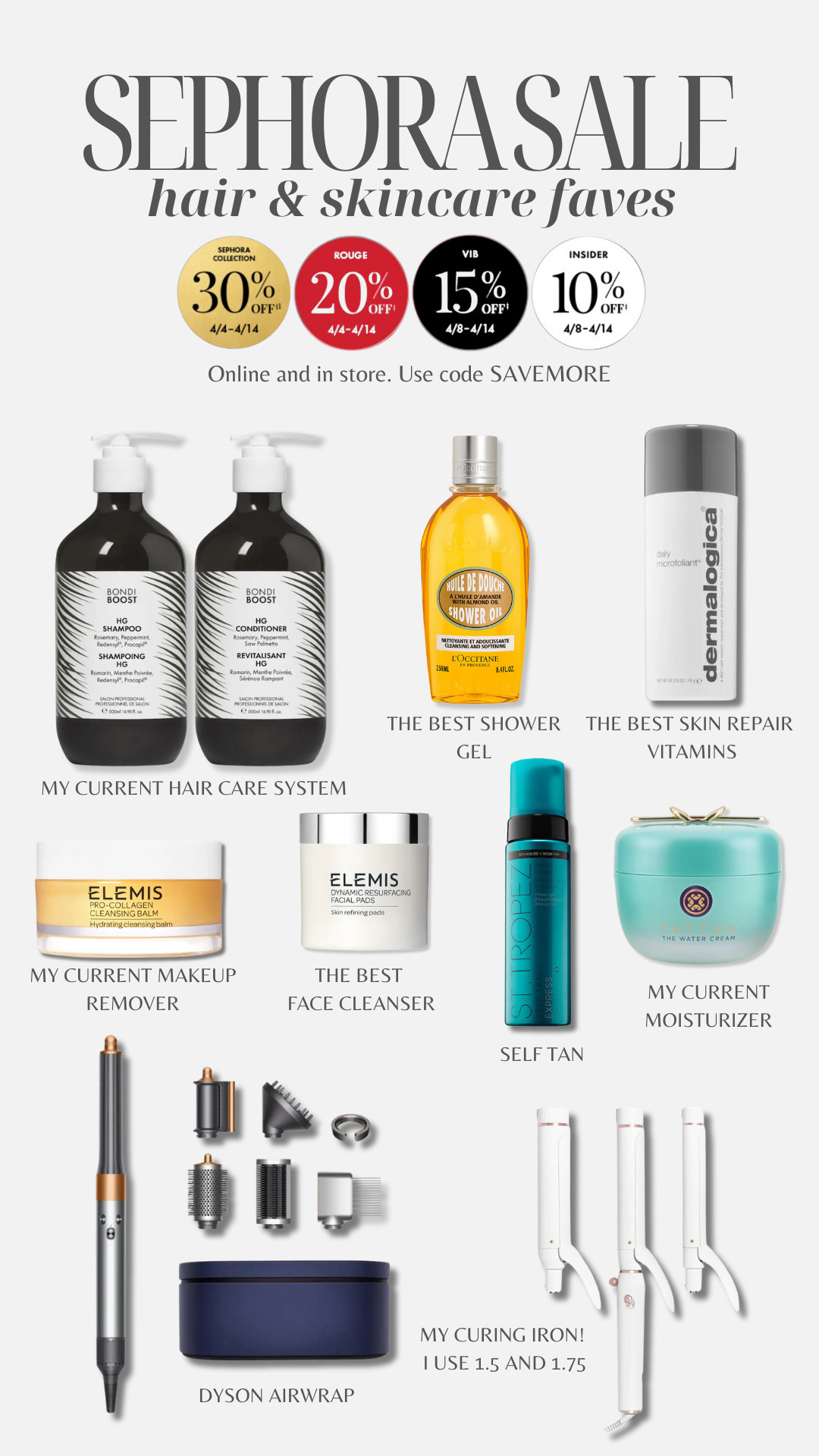 Sephora sale beauty faves! Use code SAVEMORE  

 

#LTKSaleAlert #LTKBeauty