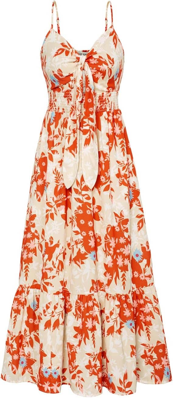GRACE KARIN Womens Summer Floral Maxi Dresses 2026 Long Flowy Boho Dress Beach Vacation Sundresse... | Amazon (US)