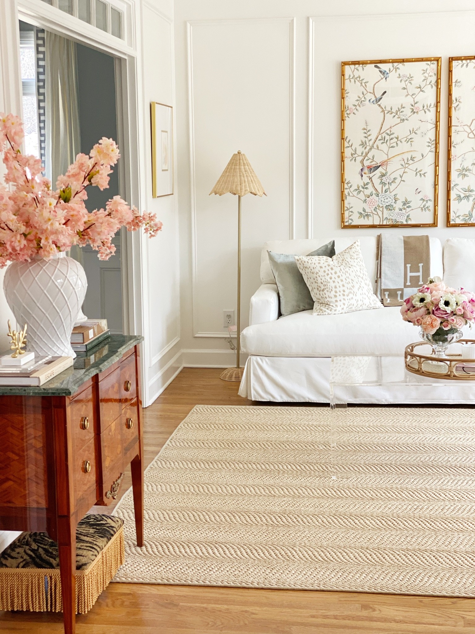 Stock alert!  My rattan parasol floor lamp is back in stock!  








Tj maxx, marshals, slipcovered sofa, Ballard, area rug, wall art, chinoiserie, Etsy, 

#LTKhome