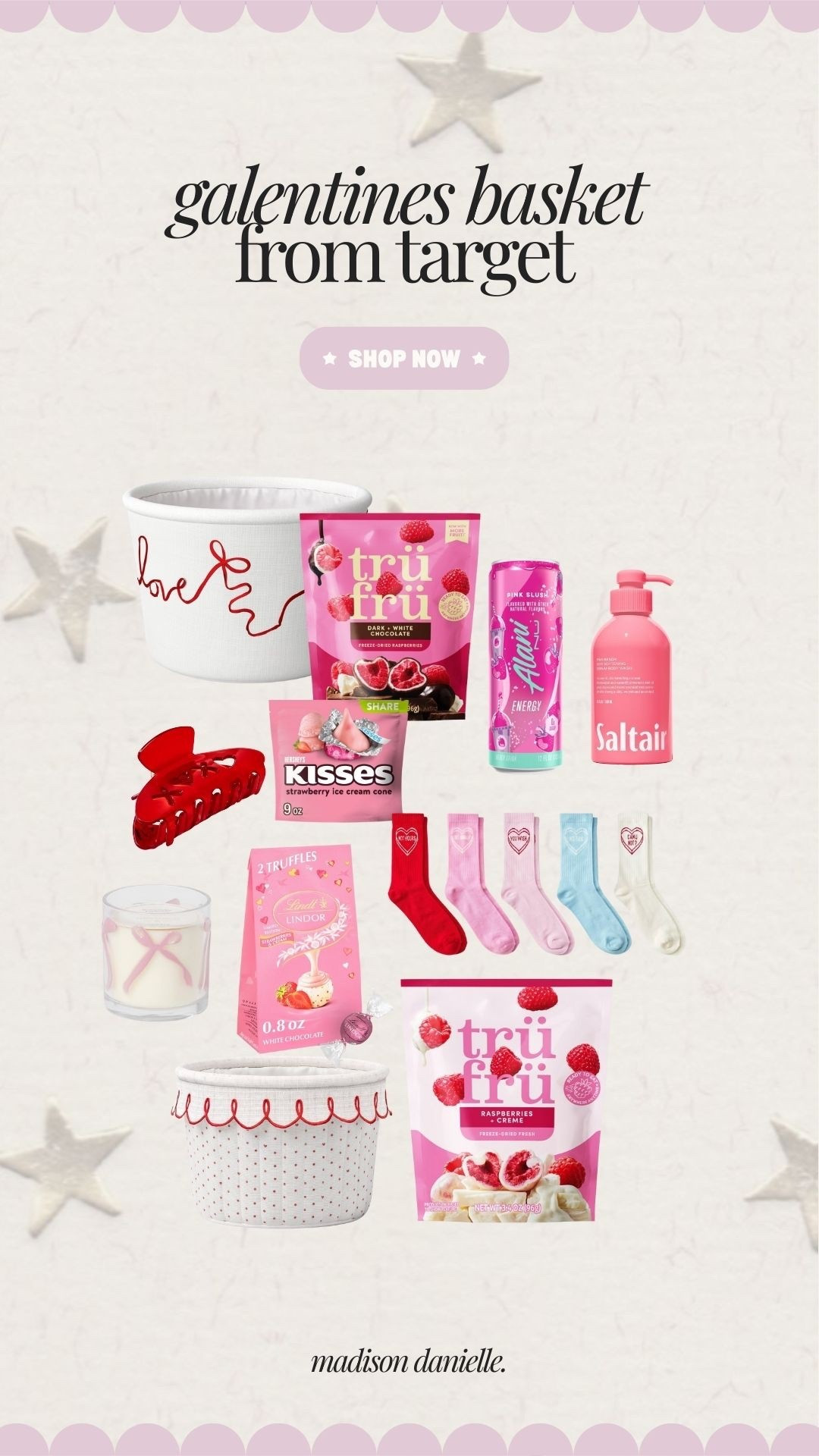 Vday gift baskets💌💘✨

Valentine love baskets, Valentine gift ideas, Target Valentine gifts, Target Valentine finds, Valentine gifts from Target, Galentine gift ideas, friend Valentine gifts, coworker Valentine gifts, sister Valentine gift, affordable Valentine gifts, cute Valentine gifts, Valentine gift basket ideas, small Valentine gifts, budget friendly Valentine gifts, pink Valentine gifts, heart themed gifts, Valentine candy gifts, self care Valentine gifts, Target seasonal finds, Target dollar spot Valentine, last minute Valentine gifts, easy Valentine gifts, Valentine gifting ideas, thoughtful Valentine gifts

#LTKSeasonal #LTKValentine #LTKU