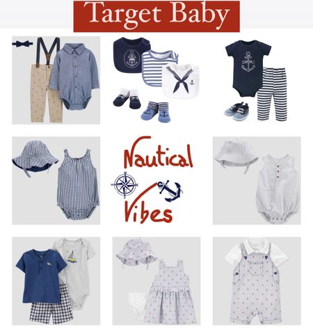 Nautical clothing for baby
Baby anchor print
Baby sailor outfit
Target baby
Baby Carters clothing
Baby nautical gifts
Summer baby clothes 
Baby girl target
Baby boy target 
Family matching
Baby clothes under $25 

#LTKfamily #LTKtravel #LTKbaby