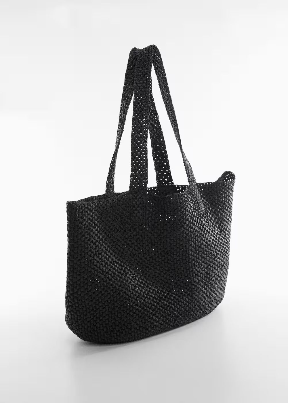 Natural fibre shopper bag -  Women | Mango United Kingdom | MANGO (UK)