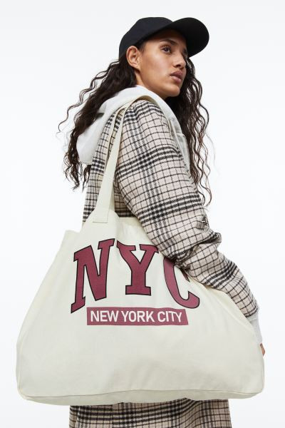 Printed Canvas Shopper | H&M (US + CA)