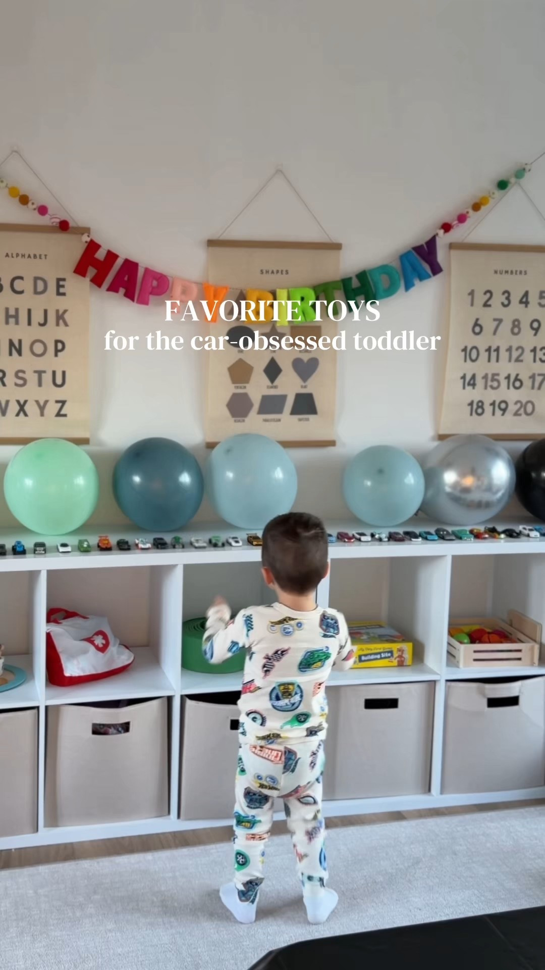 Favorite toys for the car obsessed! 3rd birthday gift ideas 