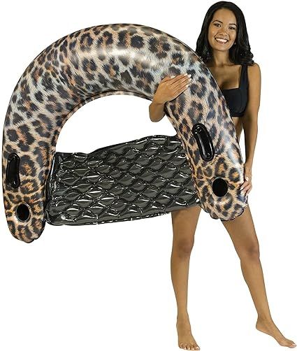 PoolCandy Safari Collection, Leopard Print Jumbo Sun Chair | Amazon (US)