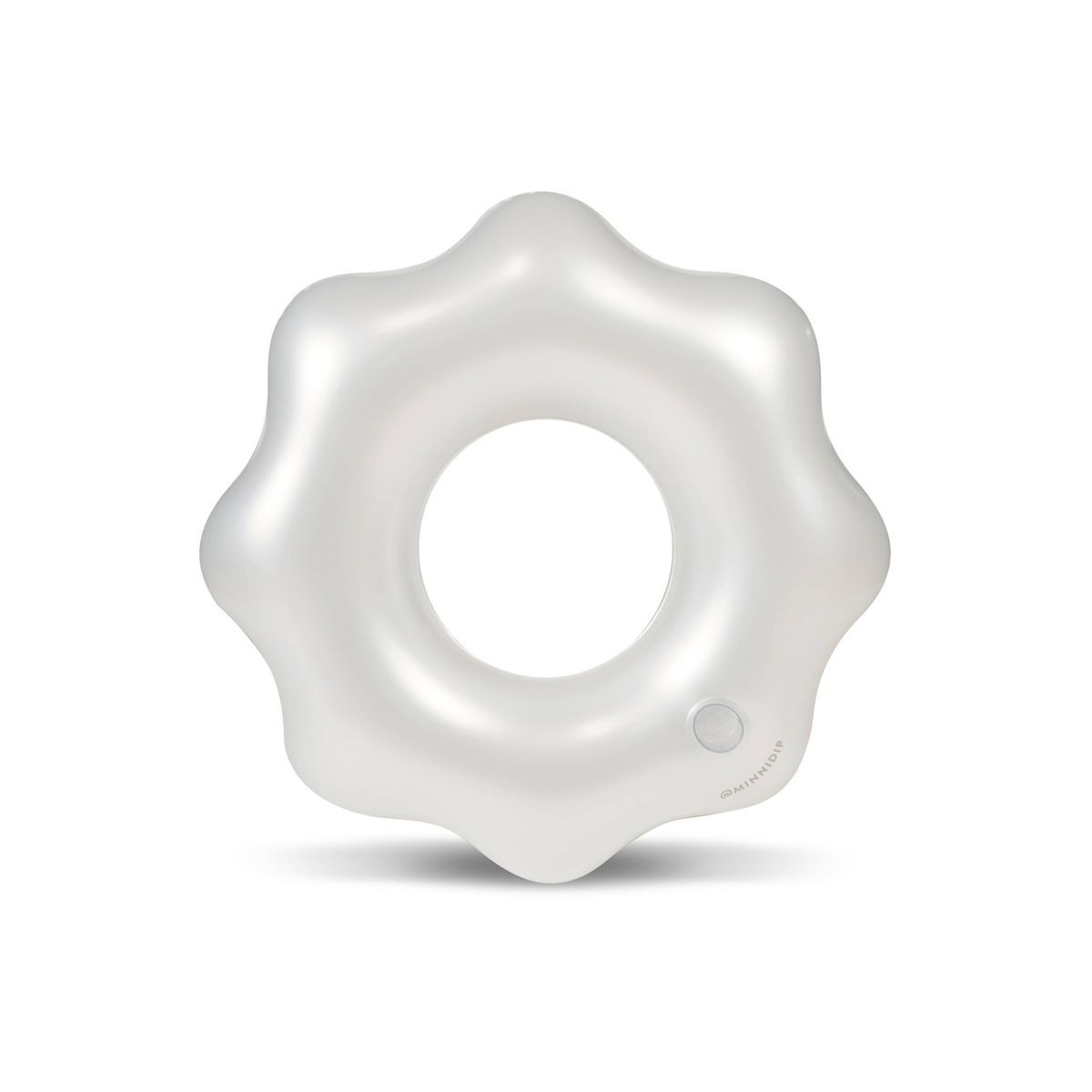 MINNIDIP Exclusive Resort Collection Scalloped Ring Float with Cup Holder Inner Tube | Target