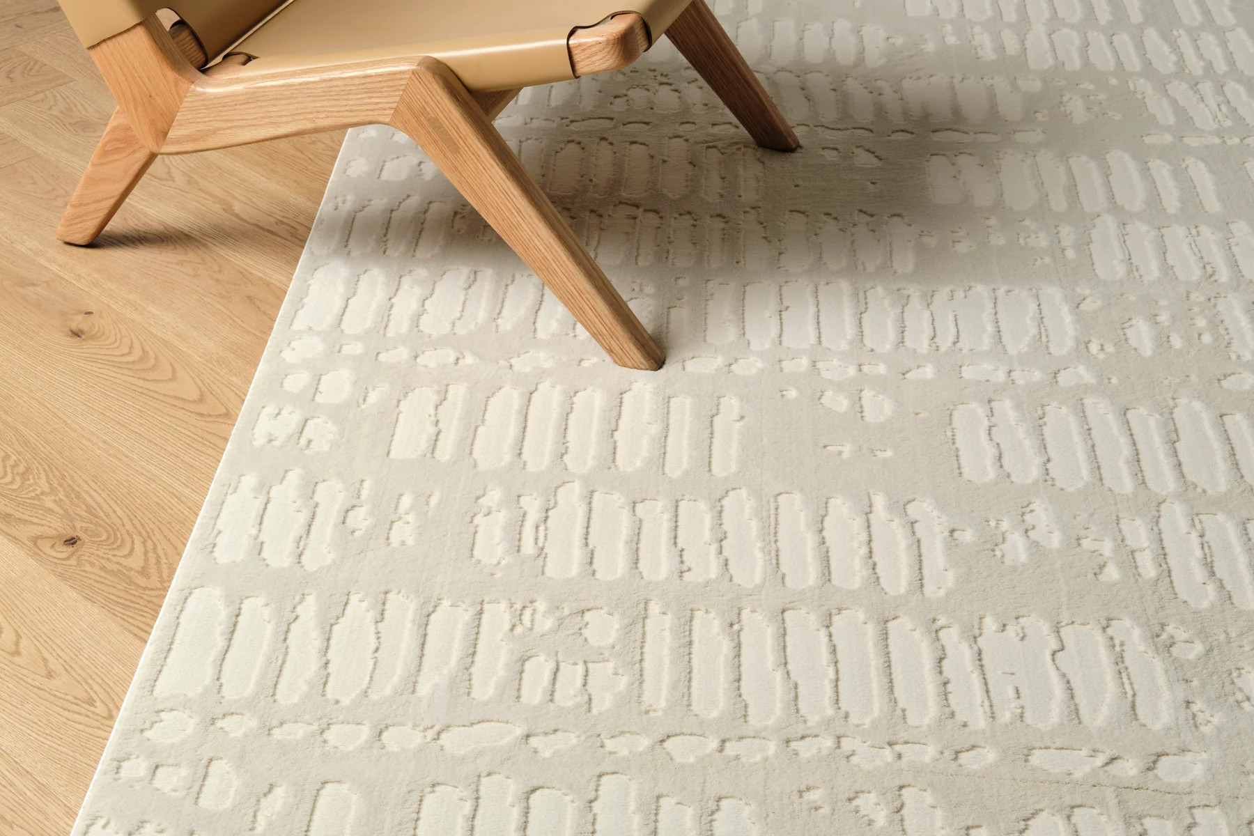 Machine Washable Rug, 100% Recycled, Kid & Pet Friendly - Shell | Revival Rugs Inc