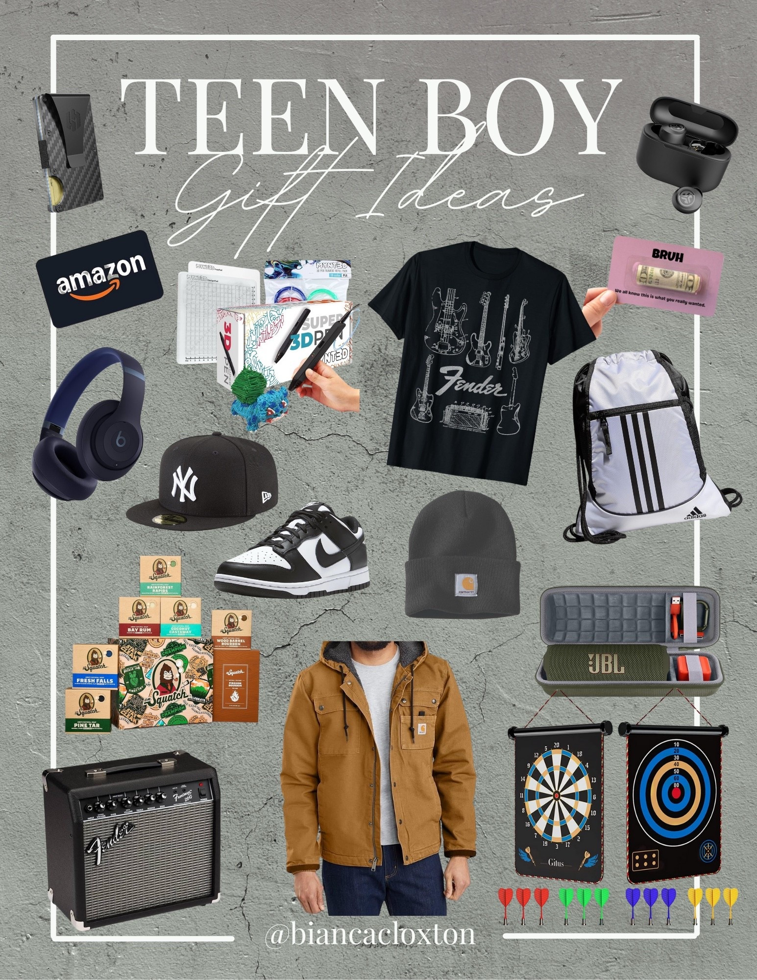 Teen Boy Holiday Gift Ideas 🎁

Gift guide, college, high school, music, sports, Nike, baseball, tech, gamer, sporty, guys, men 



#LTKMens #LTKGiftGuide #LTKCyberWeek