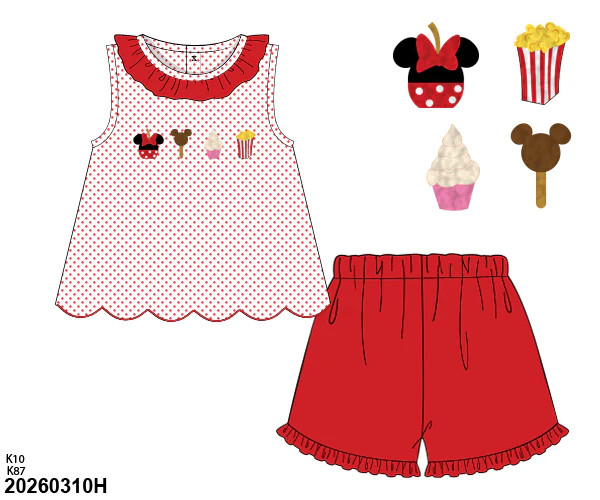 PRE SALE SHIPS JULY: Magical Snacks Shorts Set | Tutti Frutti Kids Co