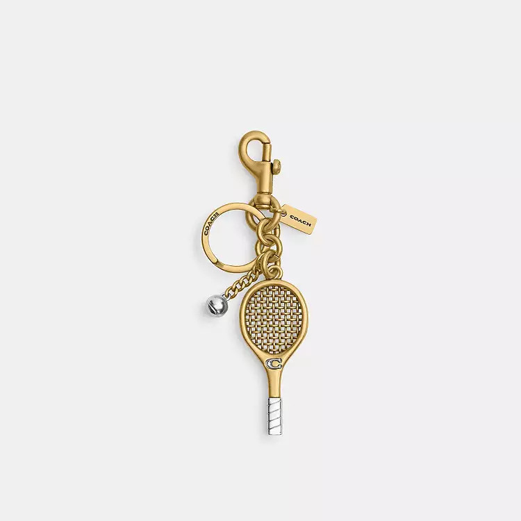 Small Tennis Racket Bag Charm | Coach Outlet US