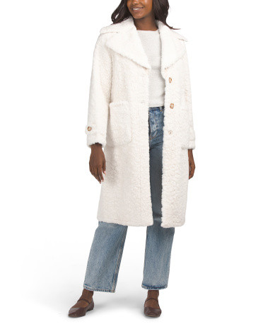 Notch Collar Coat With Patch Pockets | Marshalls