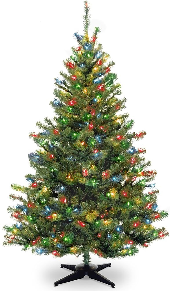 National Tree Company Pre-Lit Artificial Medium Christmas Tree, Green, Kincaid Spruce, Multicolor... | Amazon (US)