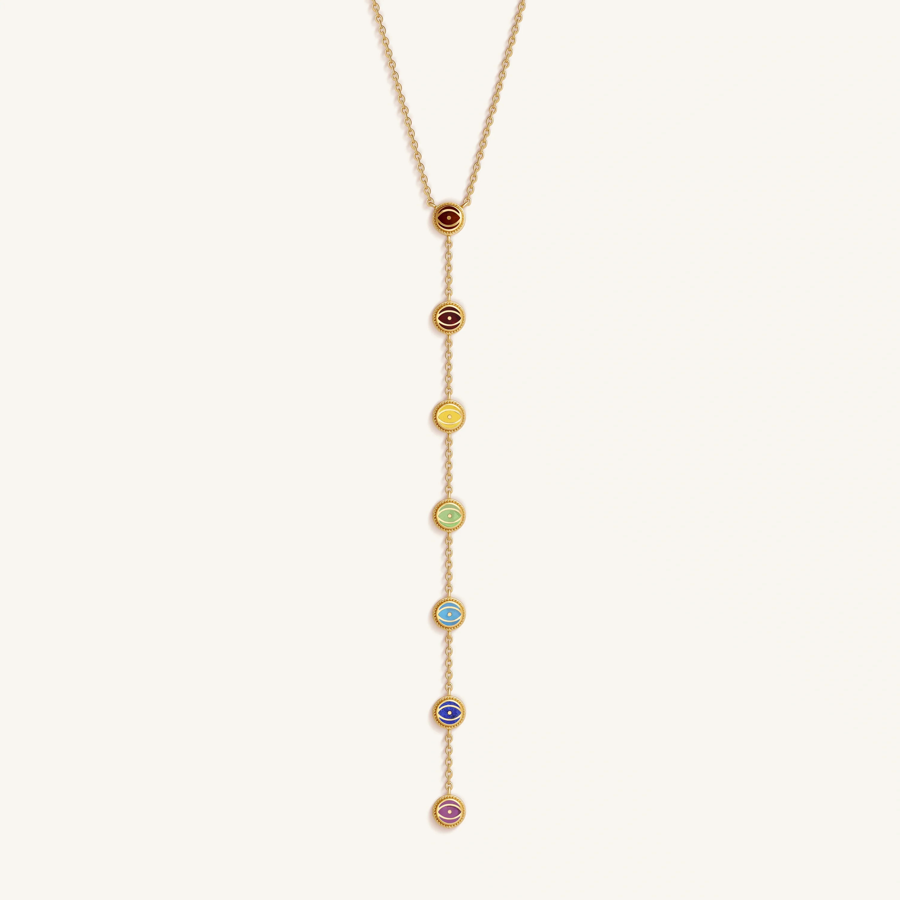 Ethereal Balance Seven Chakra Harmony Necklace | Karma and Luck | Karma and Luck