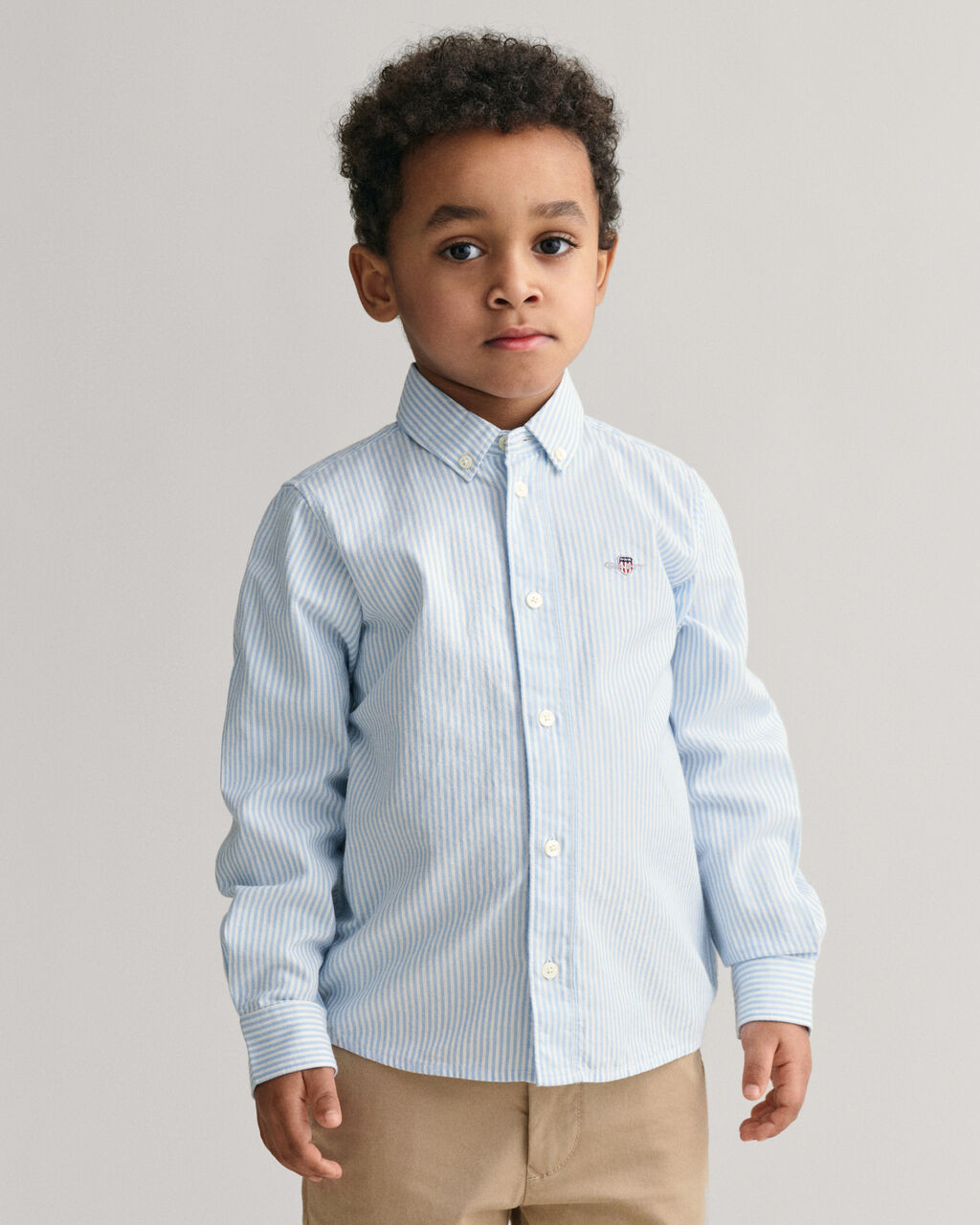Kids Shield Striped Oxford Shirt - GANT | Gant