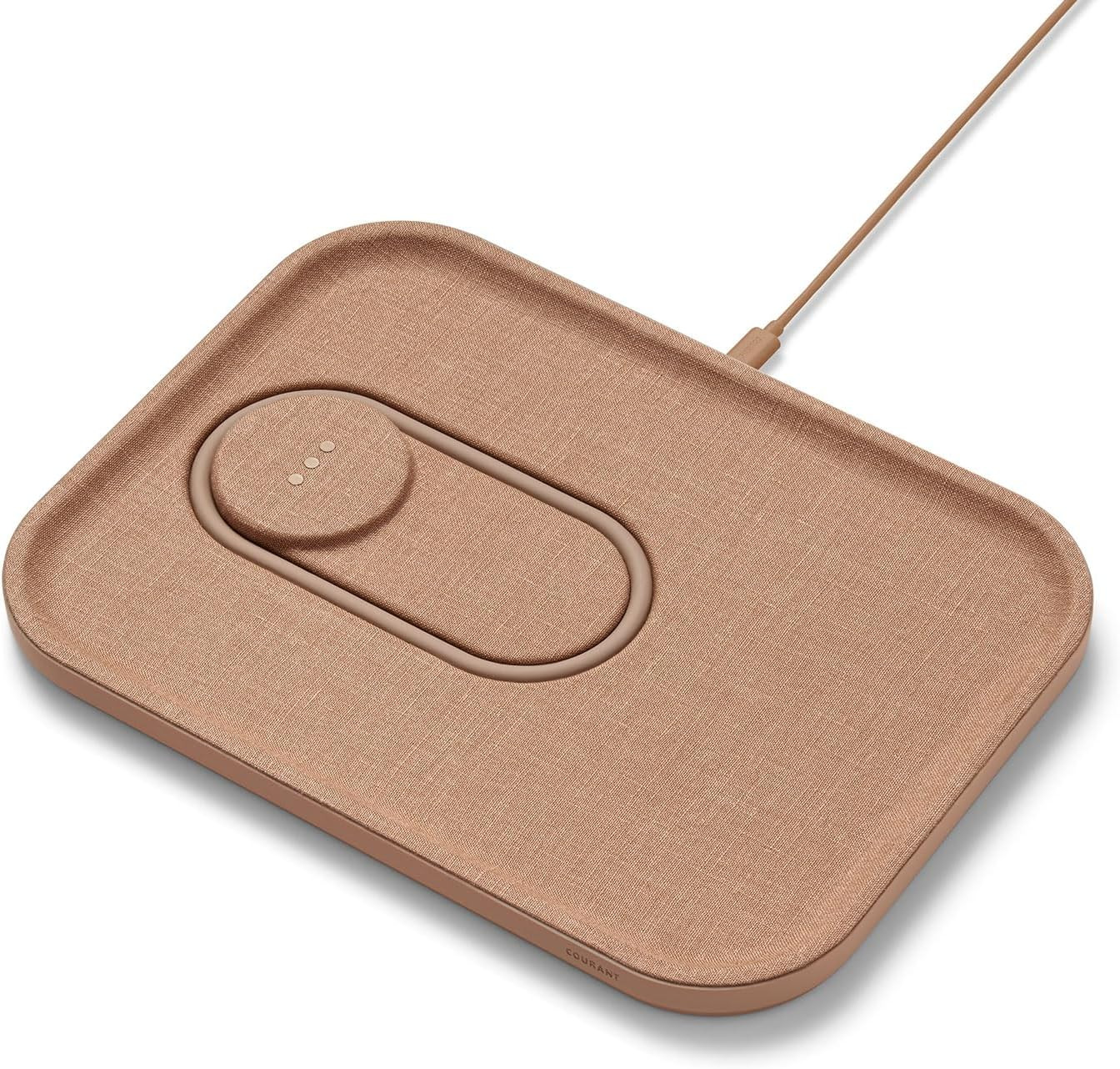 COURANT MAG:3 Charger and Tray - Belgian Linen, Multi-Device Charger Compatible with MagSafe iPho... | Amazon (US)