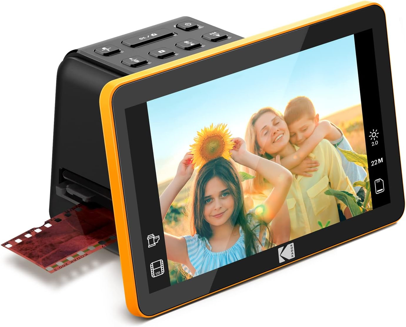 KODAK 7" Digital Film Scanner - Converts 35mm, 126, 110 Negatives & Slides to 22MP JPEGs | Amazon (US)