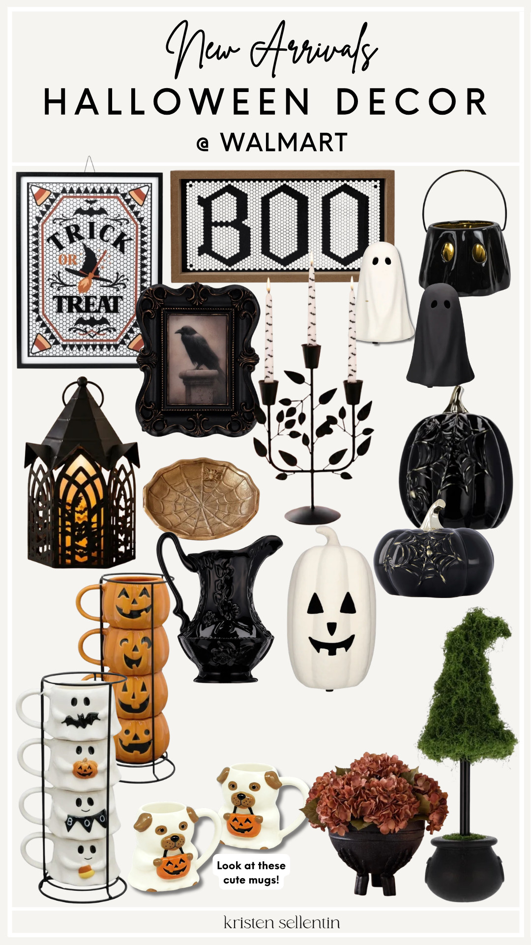 NEW Halloween Decor @ Walmart! Cute mugs, pumpkins and art work all under $20!

#LTKmomlife #LTKSeasonal #LTKHome