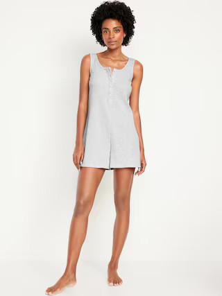 Waffle Lounge Romper | Old Navy (US)