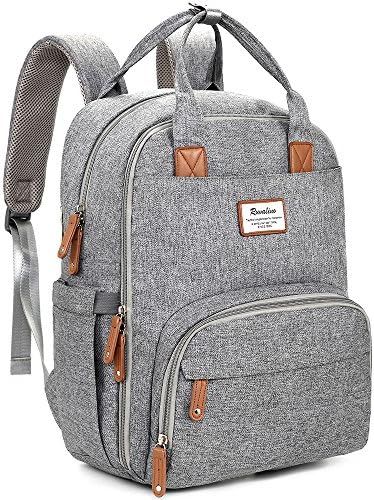 Diaper Bag Backpack, RUVALINO Multifunction Travel Back Pack Maternity Baby Changing Bags, Large ... | Amazon (US)
