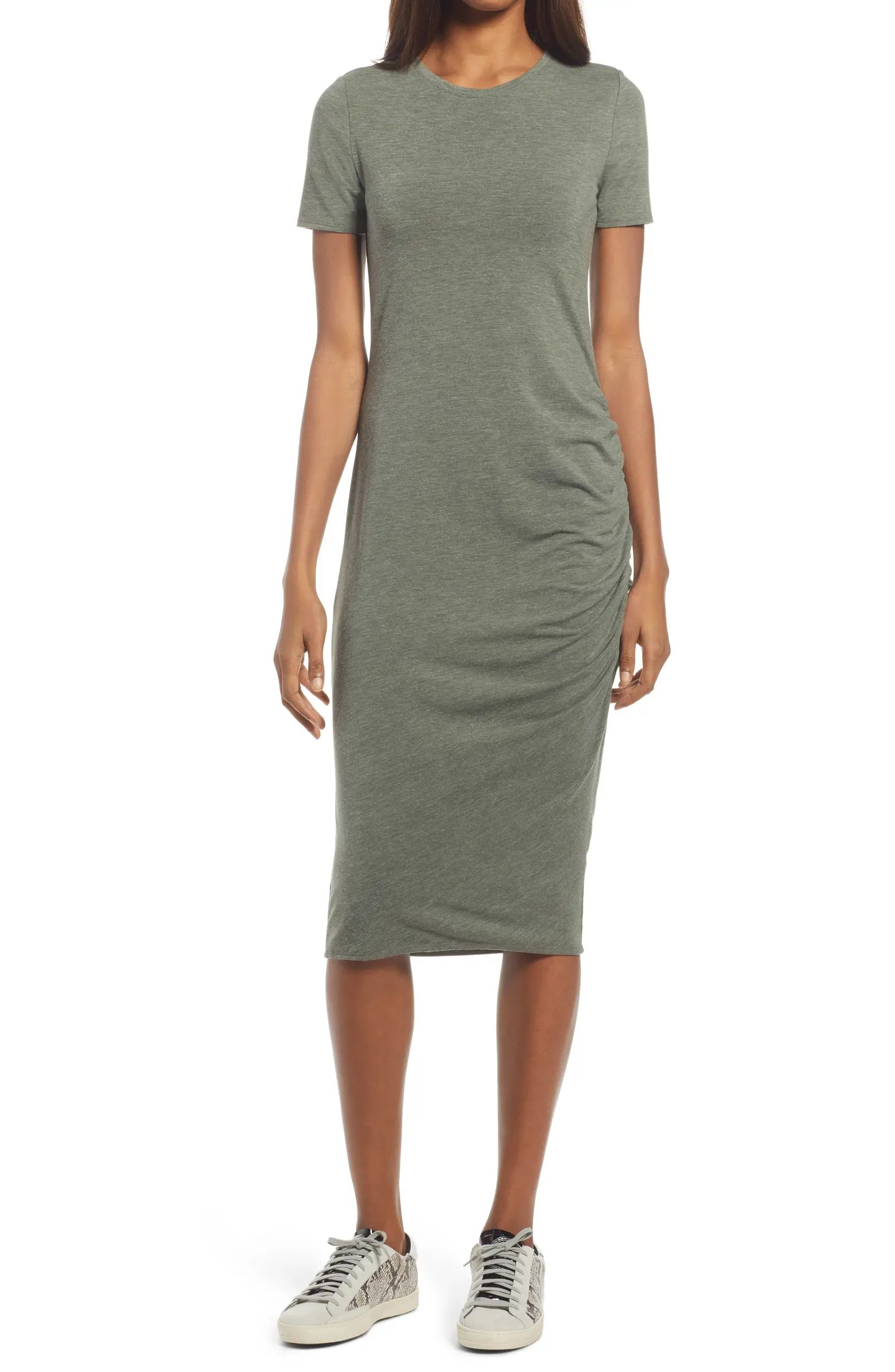 Treasure & Bond Side Ruched Body-Con Dress | Nordstrom | Nordstrom