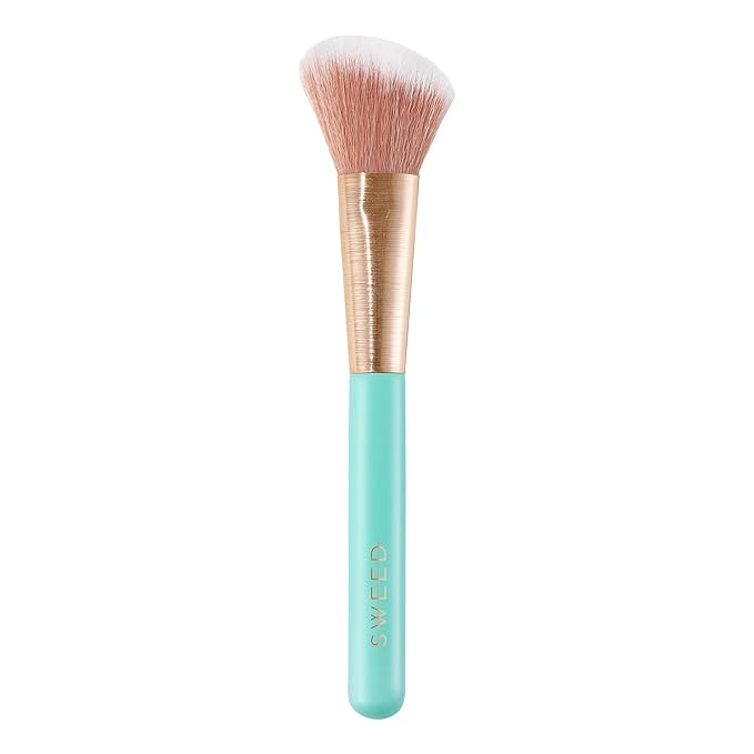 SWEED - Angled Blush Brush | Hand-Crafted, Synthetic Bristles | Vegan, Cruelty-Free, Clean Beauty | Amazon (US)