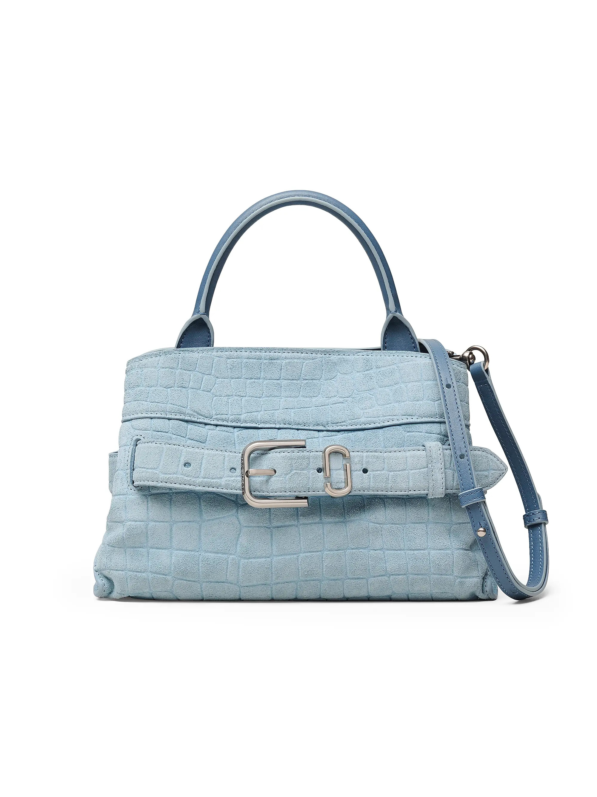 The Dakota Small Croc Suede Satchel Bag | Saks Fifth Avenue
