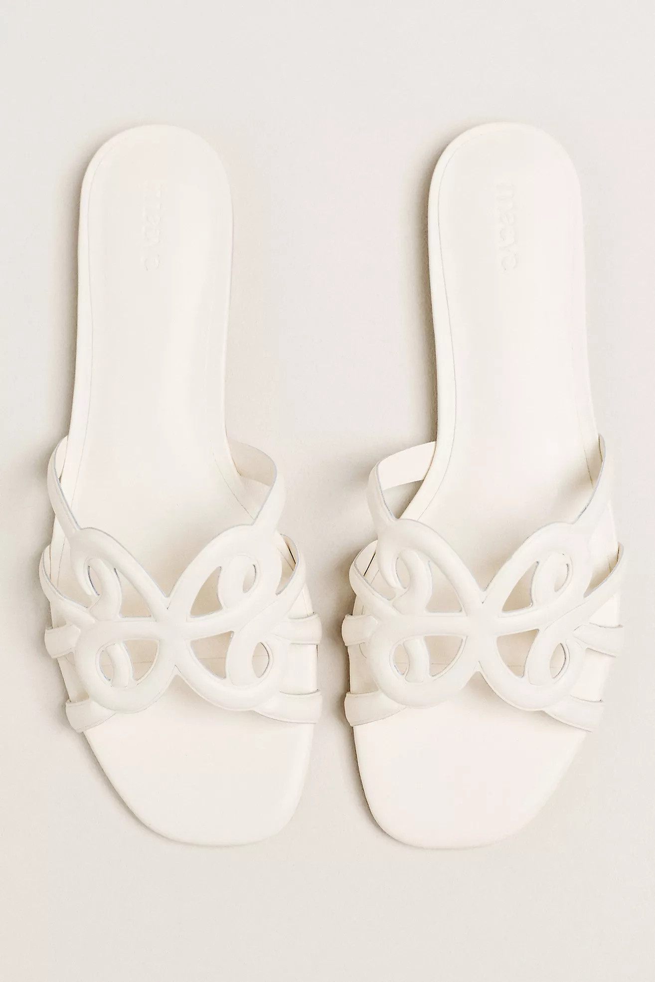 Maeve Logo Slide Sandals | Anthropologie (US)
