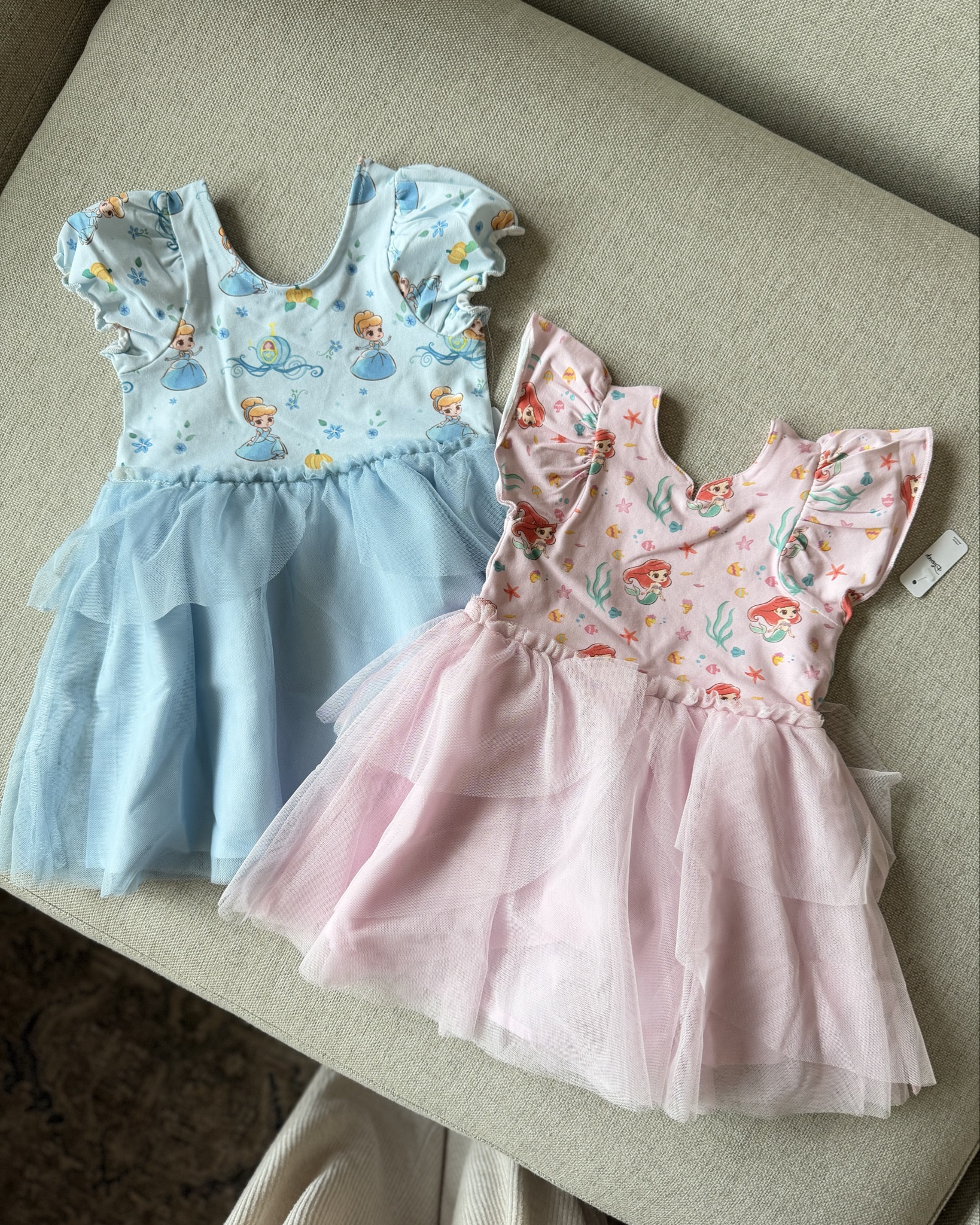 Evelyn’s very first princess dresses!!! 🥹🥹🩵🩷 Monica and Andy were so kind and sent us a couple! Can’t wait to see her in these. They are so soft which I wanted!!! 

Size 12-18m! 

Monica and Andy, princess dresses, Cinderella dress, Ariel dress, Disney princess 

#LTKKids #LTKmomlife #LTKBaby