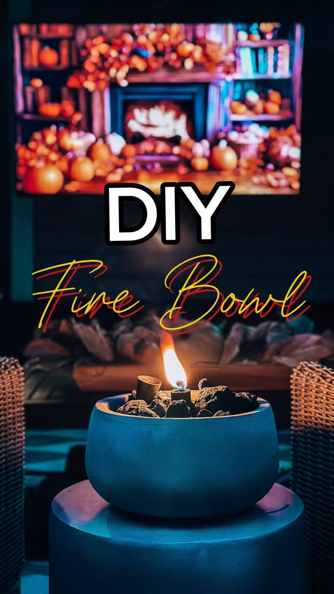 DIY Fire bowl adds beautiful ambience and also keeps mosquitoes away. You can also use a gel can if you prefer. I have listed a few options. #amazon #firebowl #patio 

#LTKU #LTKSeasonal #LTKHome